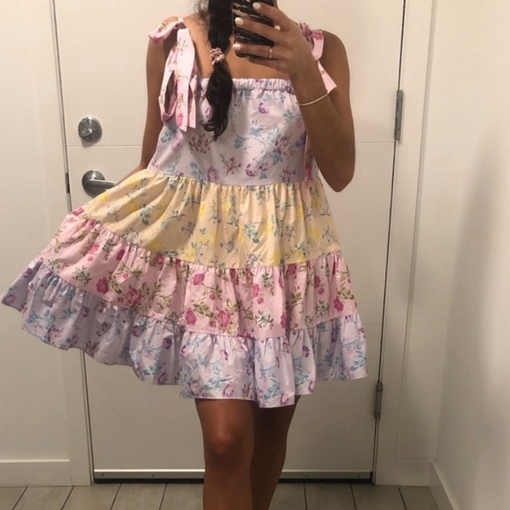 LoveShackFancy x Target Jeanne Floral Tiered Sundress